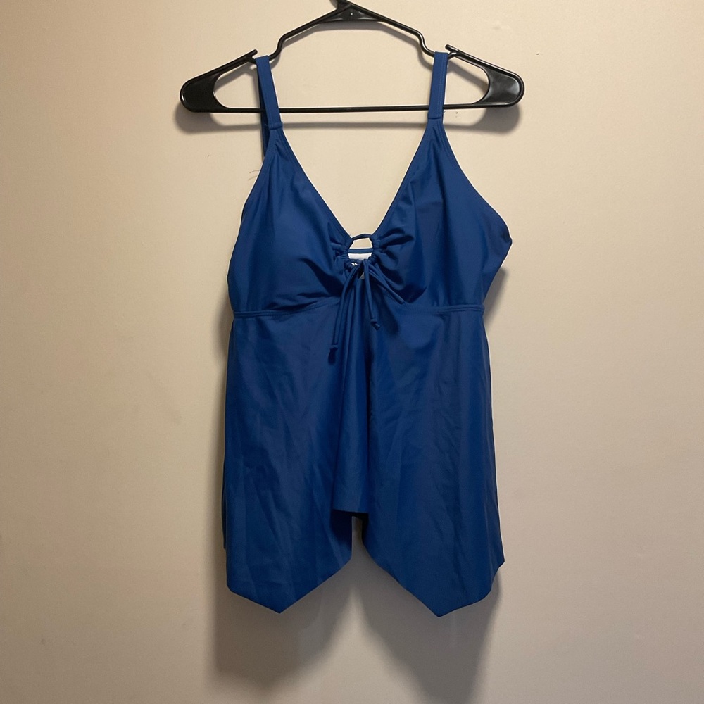 Blue Swim Top - Picture 2 of 5